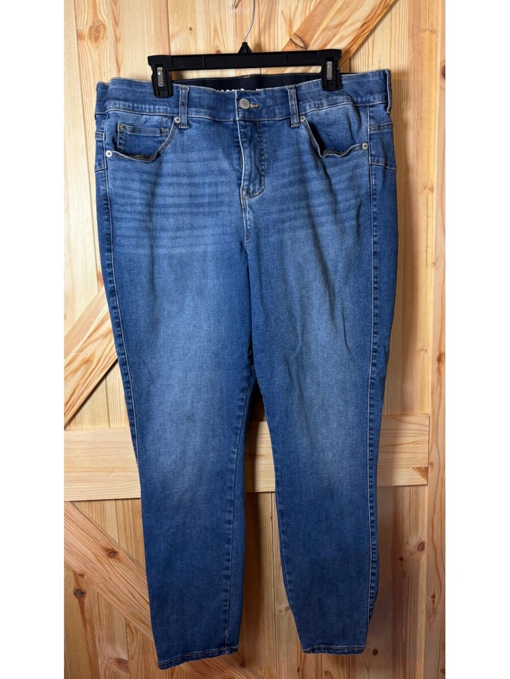 Torrid Bombshell Skinny Limitless Stretch Blue Jeans Size 18R